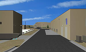 Ariel rendering of BDD Treatment Plant between facilities