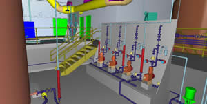 Rendering of a typical metering pump 